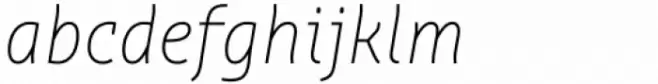 Orto Thin Italic