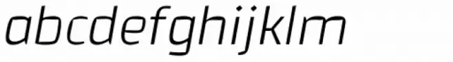 Osaca Extra Light Italic