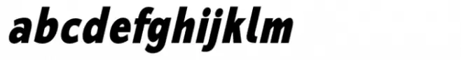 Osande TXT Black Italic Condensed