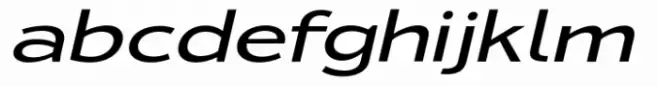Osande TXT Medium Italic Expanded