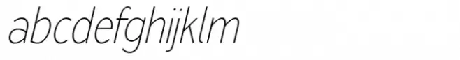Osande TXT Thin Italic Condensed