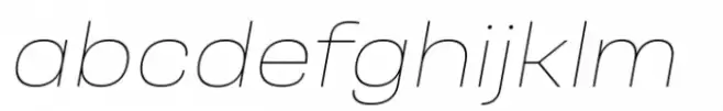 Otoiwo Grotesk Extended Thin Italic