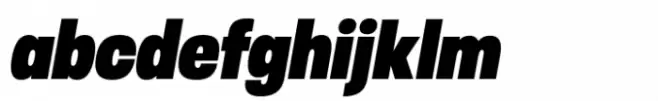 Otoiwo Grotesk Narrow Black Italic