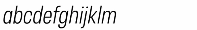 Otoiwo Grotesk Narrow Light Italic