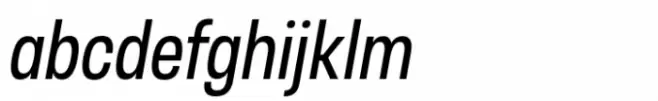 Otoiwo Grotesk Narrow Medium Italic