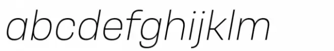 Otoiwo Grotesk Normal Extra Light Italic