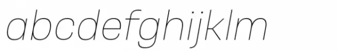 Otoiwo Grotesk Normal Thin Italic