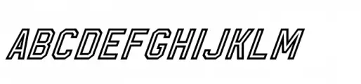 Outline 99 Italic