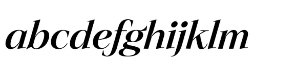 Ozana Pro Display Medium italic