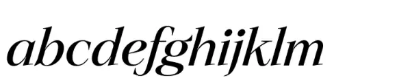 Ozana Pro Display Regular italic