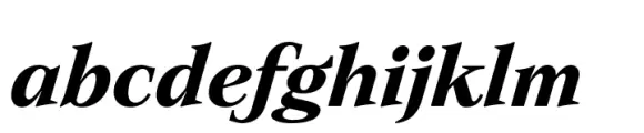 Ozana Pro Text Bold italic