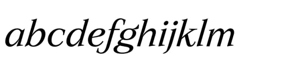 Ozana Pro Text Light italic