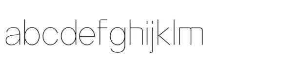 P&A Sans Thin