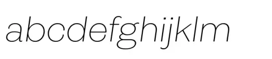 Pais Extra Light Italic