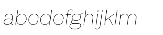Pais Thin Italic