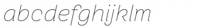 Paksa Thin Italic