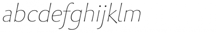 Palatino Sans Informal UltraLight Italic