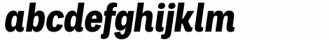 Palo Condensed Bold Italic