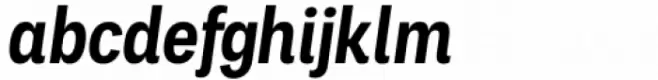 Palo Condensed Semibold Italic