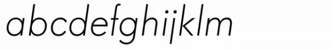 Paneuropa XXI Light Italic