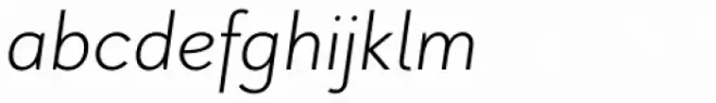 Pani Sans Light Italic
