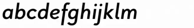 Pani Sans Semi Bold Italic