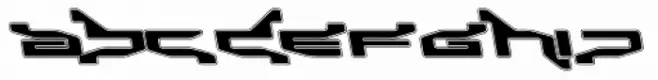 Panic Outline A Italic