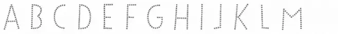 Papercute Inline Dotted Line