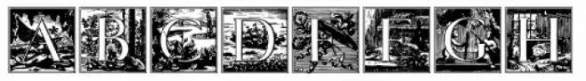 Papillon Woodcuts