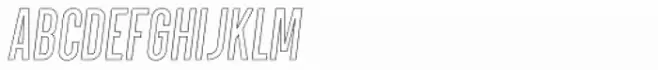 Parkson Outline Semi Bold Italic