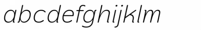 Pawmor Extra Light Italic