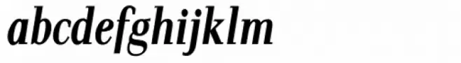 Pax Condensed Bold Italic