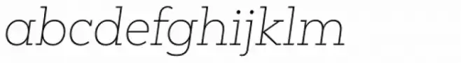 Peckham Extra Light Italic