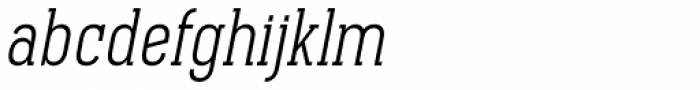 Pekora Light Slab Serif Italic