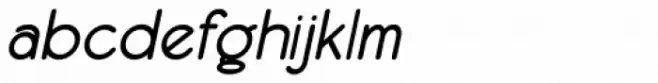 Pen Sans Rounded Oblique