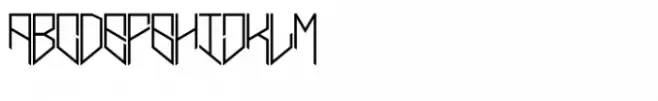 Pentagram Two Letter Thin Two Letter