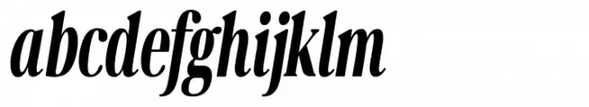 Perfectly Nostalgic Condensed Bold Italic