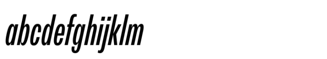 Peridot Latin Compressed SemiBold Italic