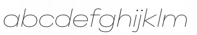 Peridot Latin Extended Thin Italic