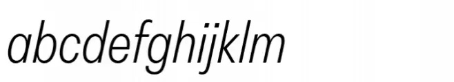 Peridot Latin Narrow Light Italic