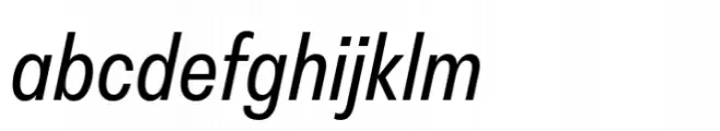 Peridot Latin Narrow Medium Italic