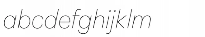 Peridot Latin Thin Italic