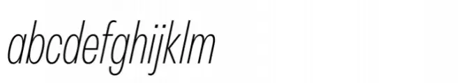 Peridot PE Condensed ExtraLight Italic