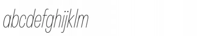Peridot PE Condensed Thin Italic
