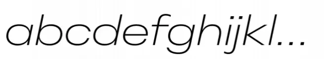 Peridot PE Extended ExtraLight Italic