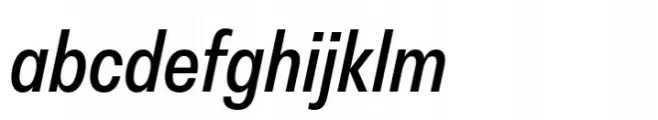 Peridot PE Narrow SemiBold Italic