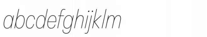 Peridot PE Narrow Thin Italic