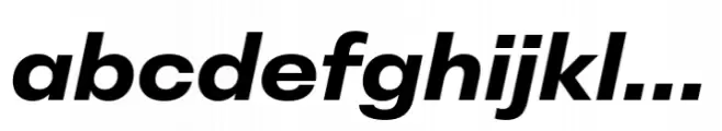 Peridot PE Wide ExtraBold Italic