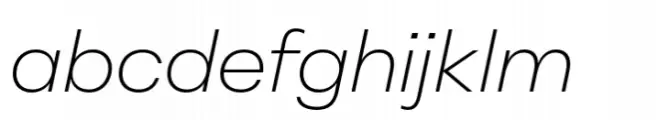 Peridot PE Wide ExtraLight Italic