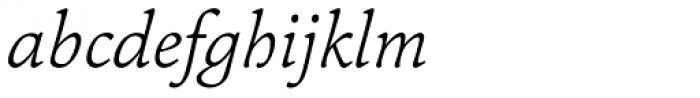 Pesaro Extra Light Italic